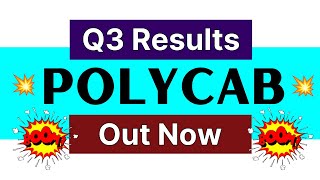 Polycab q3 results • Polycab q3 results 2025 • Polycab share latest news • Polycab share news today