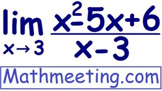 Solving limits by factoring - Calculus