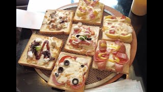 1,000원으로 즐기는 피자토핑 피자토스트, 피자제로 /Pizza toast , Korean street food