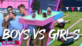 Boys vs. Girls in High-Stakes Three-Round Competition 💪 | Big Brother Australia