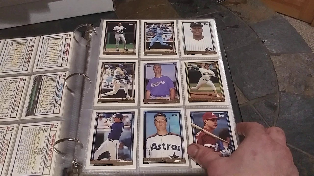 Finally Completed My 1992 Topps Gold Winner Set - YouTube