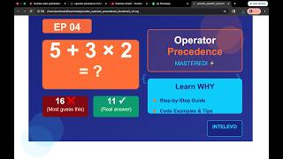 EP 04| Python Operator Precedence Explained: Stop Making These Common Mistakes!