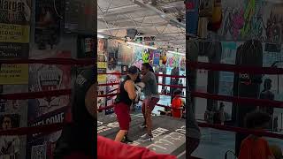 Play sparring for my student to get use to spar!