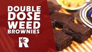 Double Dose Chocolate Marijuana Brownies (Strong Weed Brownies): Cannabasics #48