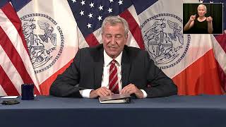 Mayor de Blasio Hosts Media Availability