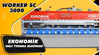 WORKER SC 3000 | Ekonomik Halı Yıkama Makinası | EUROMAK