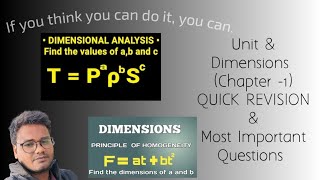 Unit and Dimensions| Class 11th Physics| IIT JEE Physics| Jee Mains Physics