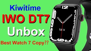 KIWITIME IWO DT7 Smart Watch Unbox-IP68 Waterproof/GPS-Best Watch 7 Copy?Beat W26 W37 PRO HW22 HW37?