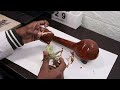 how to make veena from cardboard diy musical instrument saraswati pooja special