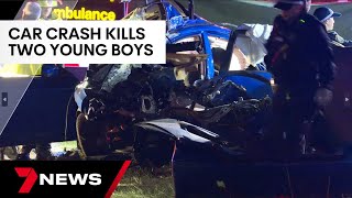 Two young brothers killed in Monterey car crash | 7NEWS
