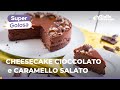 CHEESECAKE al CIOCCOLATO e CARAMELLO SALATO: la COPPIA PERFETTA per un DOLCE che stupirà TUTTI!😋🍫