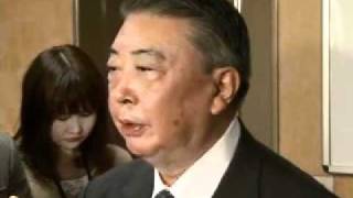 大島理森副総裁 ぶら下がり記者会見(2012.1.30)