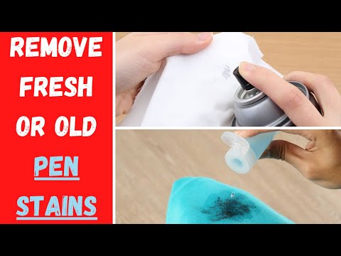 How do you get ink out of clothes that have been washed and dried?