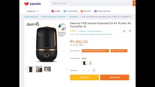 Deerma F450 Unboxing from Lazada