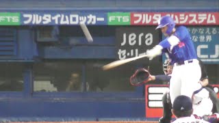 石川昂弥待望の今季1号ホームランの瞬間！ベンチに帰るとホッとした表情(2023/4/20)