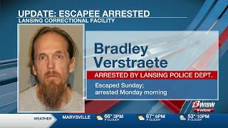 Lansing Correctional Facility escapee apprehended Monday morning