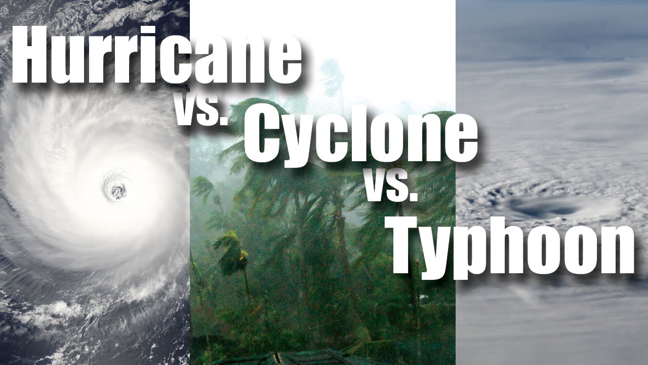 Hurricane Vs Cyclone Vs Typhoon - YouTube