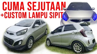 PASANG BODYKIT MOBIL ALL NEW PICANTO & LAMPU SIPIT | Ternyata Di Tempat Ini Komplit & Murah