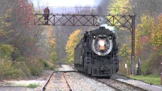 Steamtown Moscow train behind CN 3254 Part 3 - 10/24/10