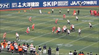 法政大学トマホークス（2011年度関東大学アメフト選手権　日大戦①）