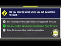 2024 california dmv permit practice test part 1 signaling 16 must know dmv test questions