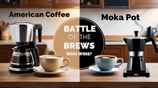 American Coffee vs. Moka Pot || The Flavor Battle You Need to See!