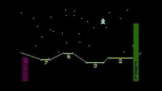 lunar lander for Atari 8-bit