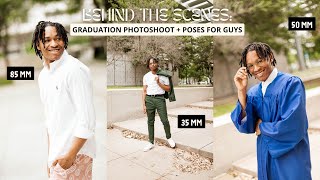 How To: Graduation Poses For Guys + Camera Lens | Behind The Scenes Photoshoot | Being Marrica Vlog
