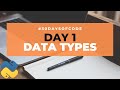 Data Types | 30 Days of Code in Python | Day 1