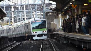 【JR東日本】E231 500番台 山手線内回り 代々木駅　Lumix FZ150 AVCHD-WMV720