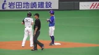 2017年5月31日 交流戦 北海道日本ハム－ 横浜DeNA 桑原選手 第3打席 左越二塁打【Yokohama db専用動画複製・転用禁止】