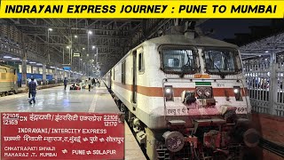 22106 : Pune - Mumbai Indrayani SF Express Full Journey, WAP7, Indian Railways