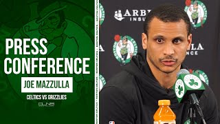 Joe Mazzulla “I thought we did our job." | Celtics vs Grizzlies Postgame Interview