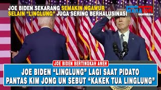 Kocak Lucu! Joe Biden Bertingkah Aneh Saat Pidato | Joe Biden Linglung