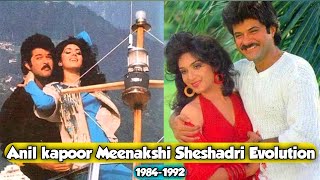 anil kapoor meenakshi sheshadri evolution 1984-1992 #anilkapoor #Meenakshisheshadri #80s90shit