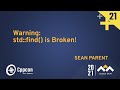 Warning: std::find() is Broken! - Sean Parent - CppCon 2021