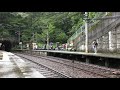 箱根登山鉄道モハ1形104 106 109 460レ 普通 箱根湯本行き 箱根登山鉄道線 塔ノ沢駅 発車