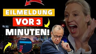 EILMELDUNG!🚨 Erstaunliche Rekordwerte für die AfD! Union und SPD im freien Fall!