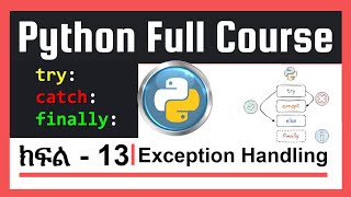 Python - Part - 13 | Exception Handling | በ አማርኛ የ ቀረበ. By ‪@EmmersiveLearning #python ‬