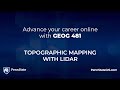 481 Topographic Mapping with Lidar