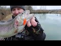 trout every second trout fishing in winter patrick s fishing ponds