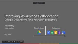 Google Drive & Docs for a Microsoft Enterprise