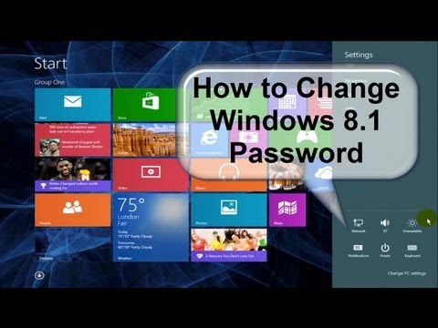How to change windows 8 Password!!!! - Fast & Easy How to change windows 8 Password!!!! - Fast & Easy