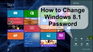 How to change windows 8 Password!!!! - Fast & Easy