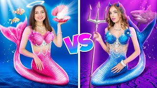 Good Vs Bad Mermaid | Mermaid Beauty Makeover for Boyfriend