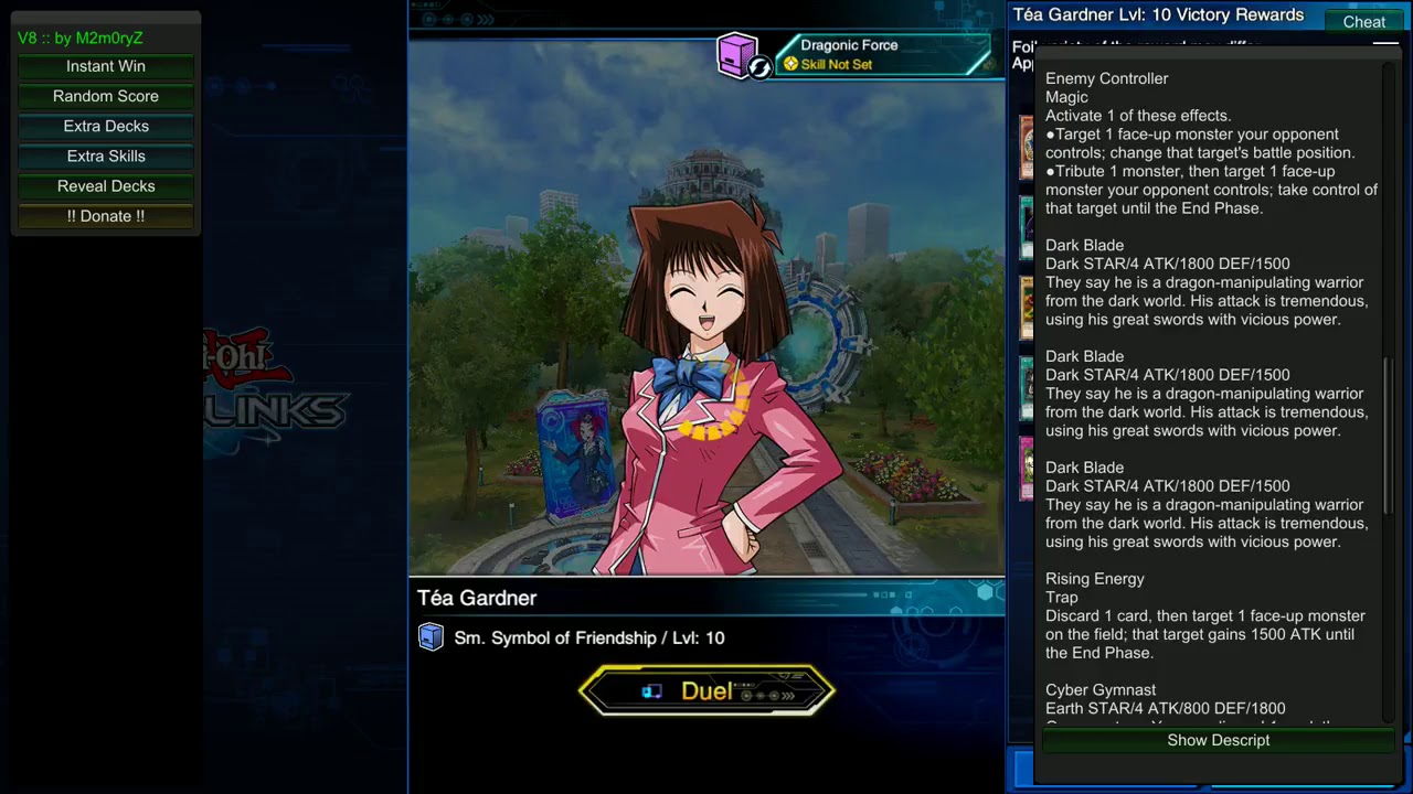 Yugioh Duel Links Cheat Engine Usaboo