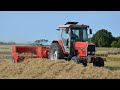 Cumbrian Hay 2024. Baling hay the classic Massey way with 2wd MF 3070 & MF 224 baler.