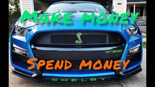 MAKE MONEY 💰  TO SPEND MONEY 🤑 2020 GT500 3.8 WHIPPLE 1200WHP #mustang #shelby #gt500 #streetracing