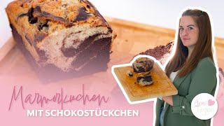 Schneller \u0026 einfacher veganer Marmorkuchen