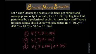 Bivariate normal distribution solved example 2a